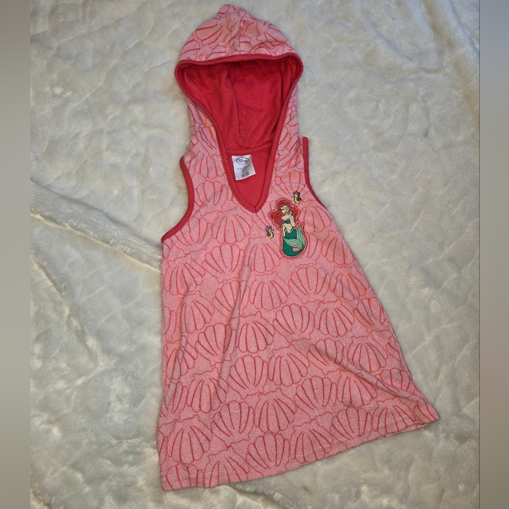 Disney The Little Mermaid Terry Cloth Toddler Hooded Swim Cover